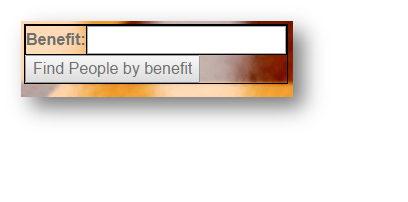 Find people by benefit