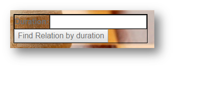 Find relation by duration